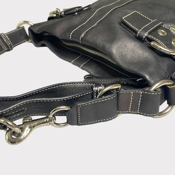 Coach - Vintage Soho Silm Duffle Shoulder Bag - Black - Picture 7 of 10